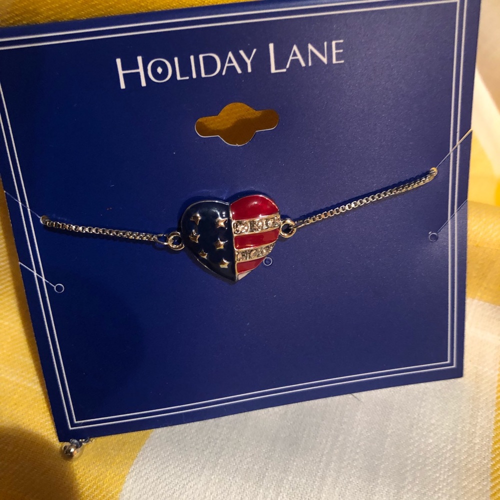 Women’s Patriotic Adjustable Bracelet. New